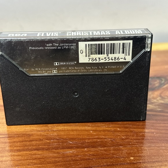 Elvis' Christmas‎ Album by Elvis Presley (Cassette, 1990) - Picture 2 of 3